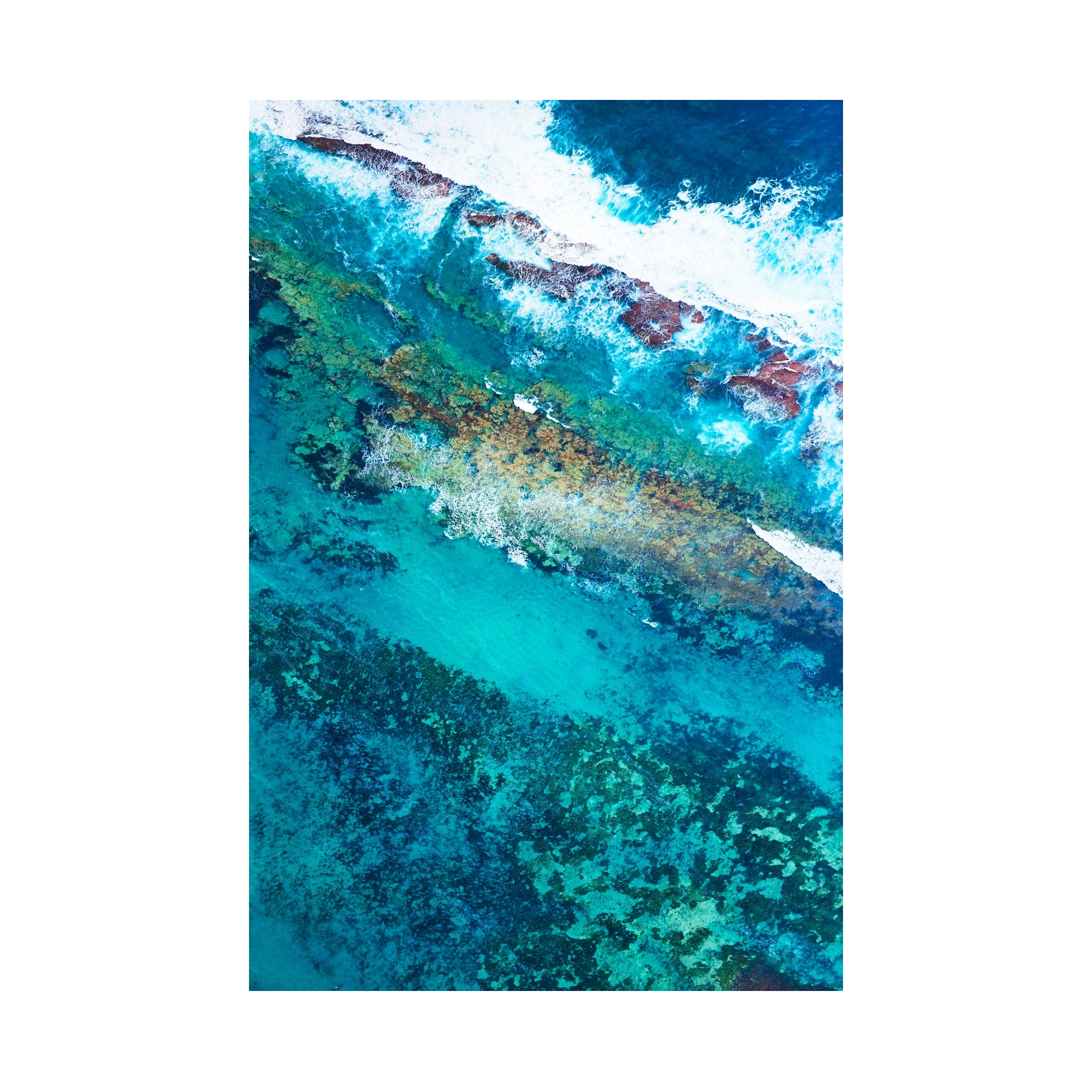 Shades Of Blue, Kalbarri, Vertical Print, print only