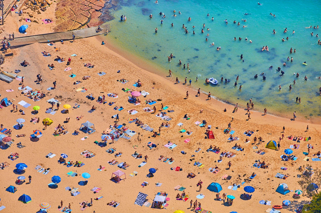 Shelly Beach, Horizontal Print - source print