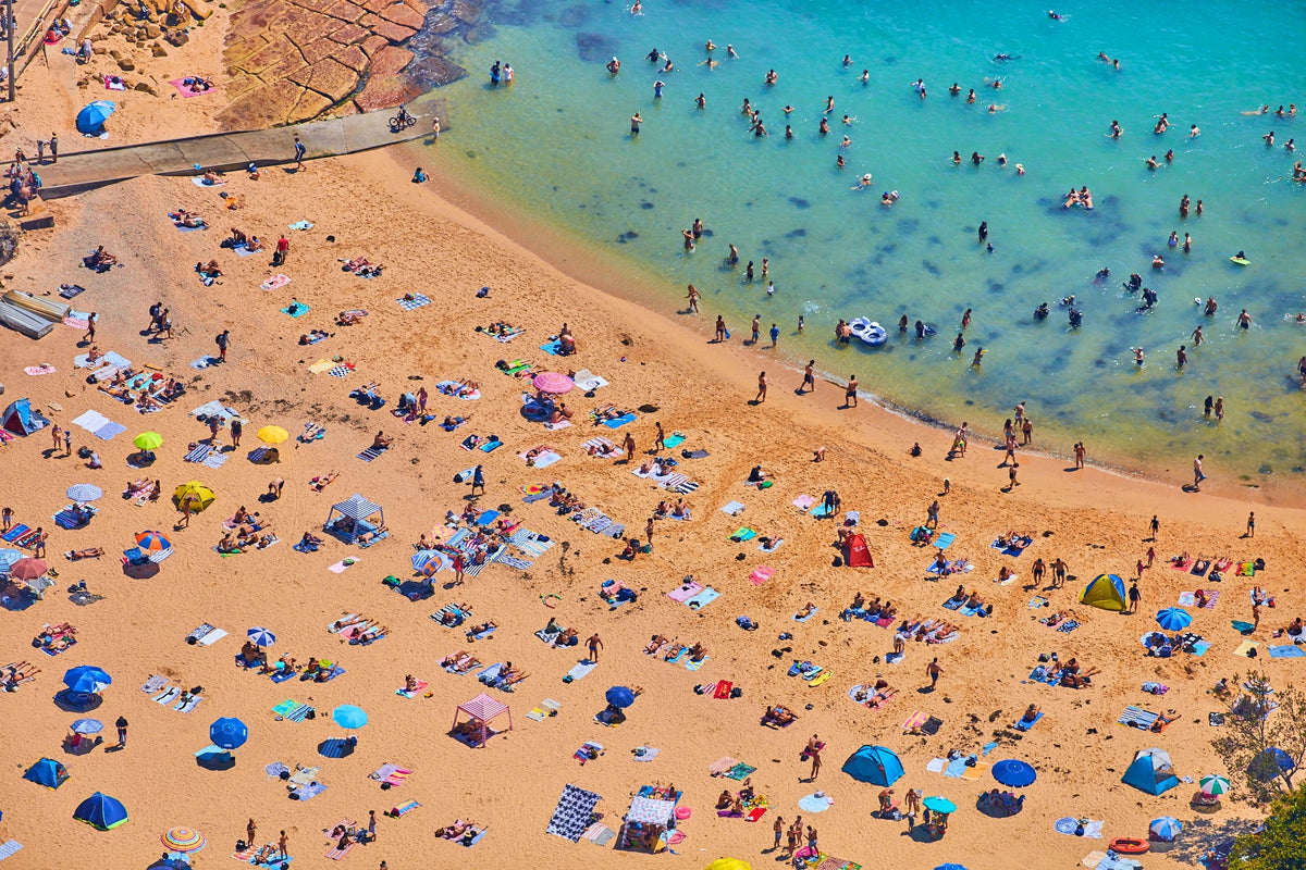 Shelly Beach, Horizontal Print - source print