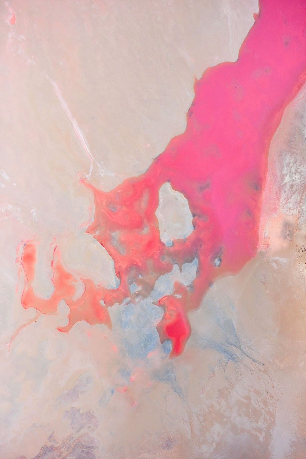 Splatter, Hutt Lagoon, Vertical Print - source print