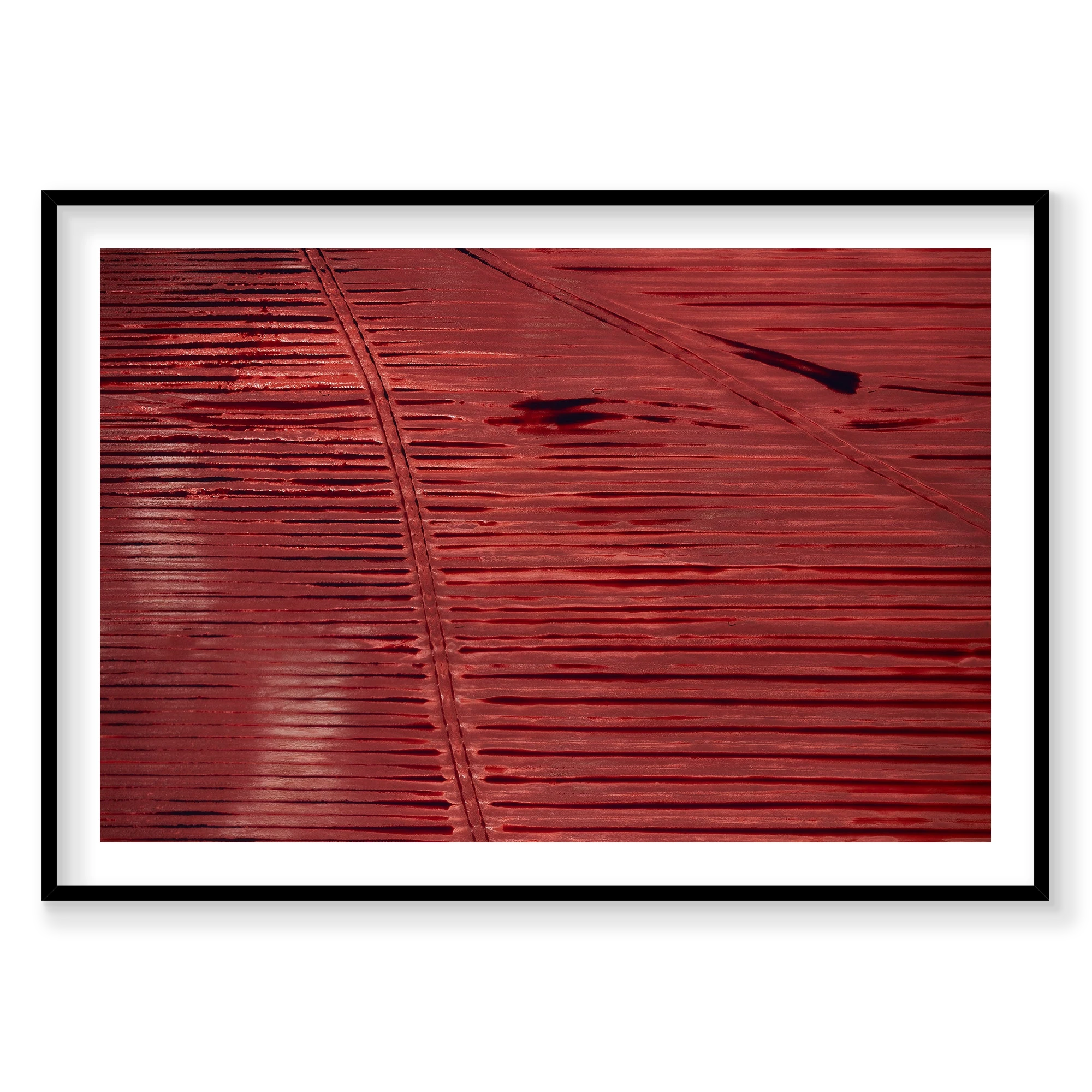 Stained, Western Australia, Horizontal Print, black Victorian Ash frame