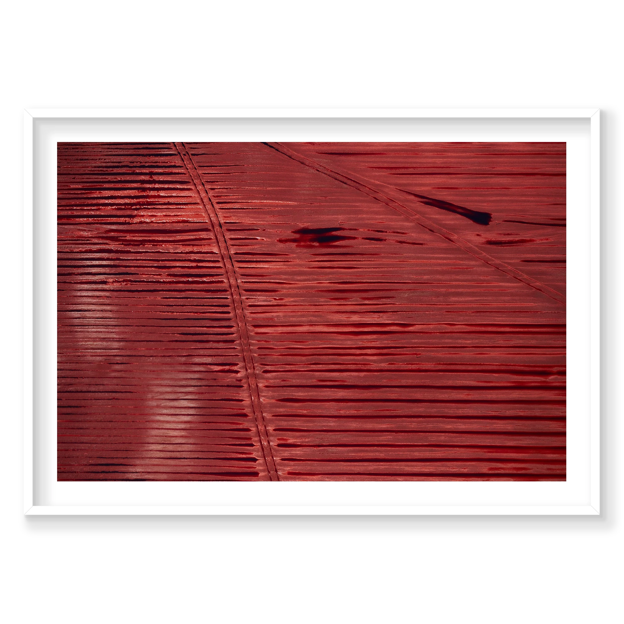 Stained, Western Australia, Horizontal Print, white Victorian Ash frame