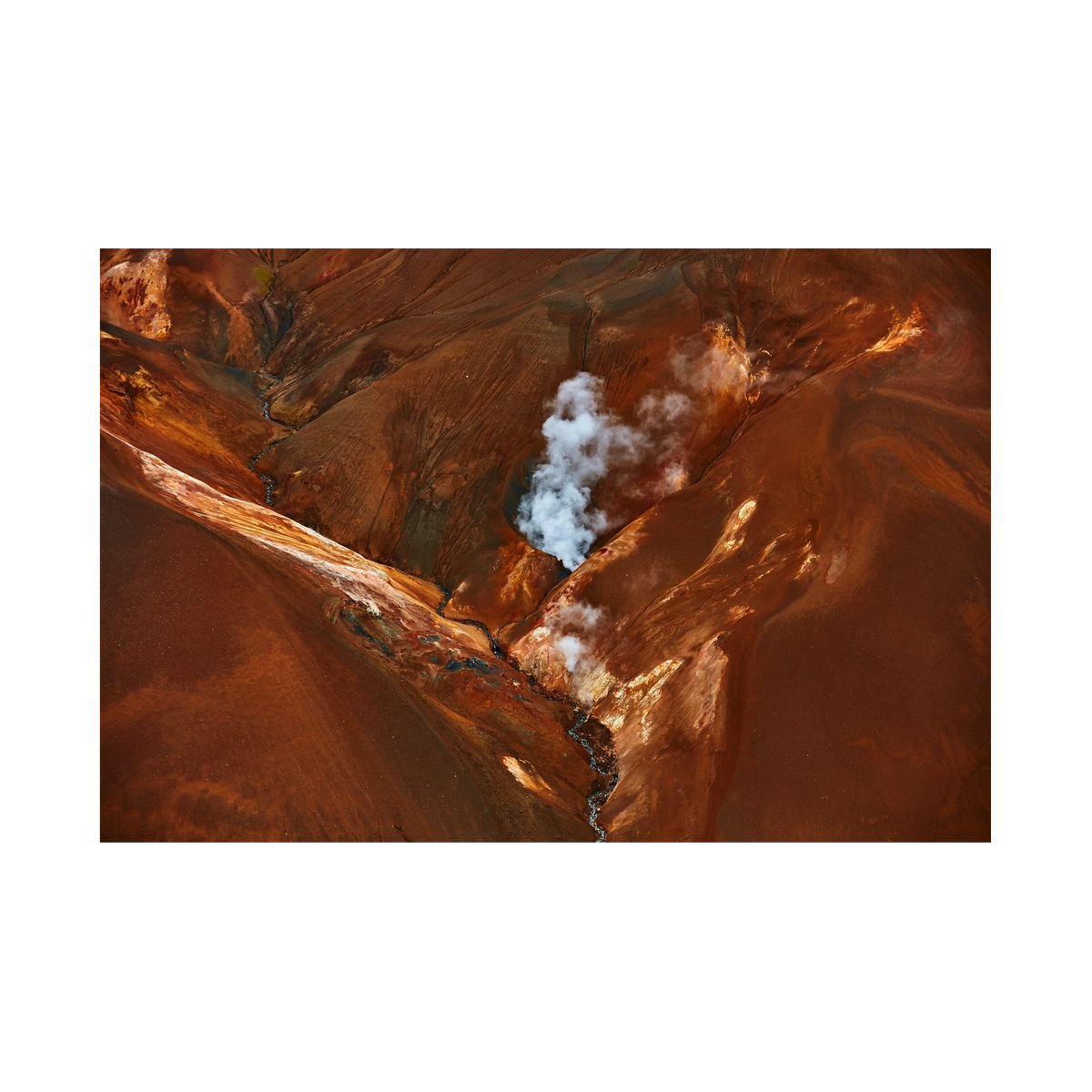 Steam, Iceland, Horizontal Print, print only