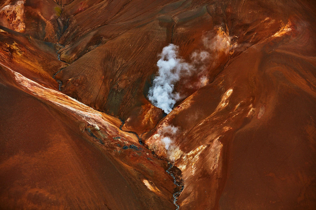 Steam, Iceland, Horizontal Print - source print