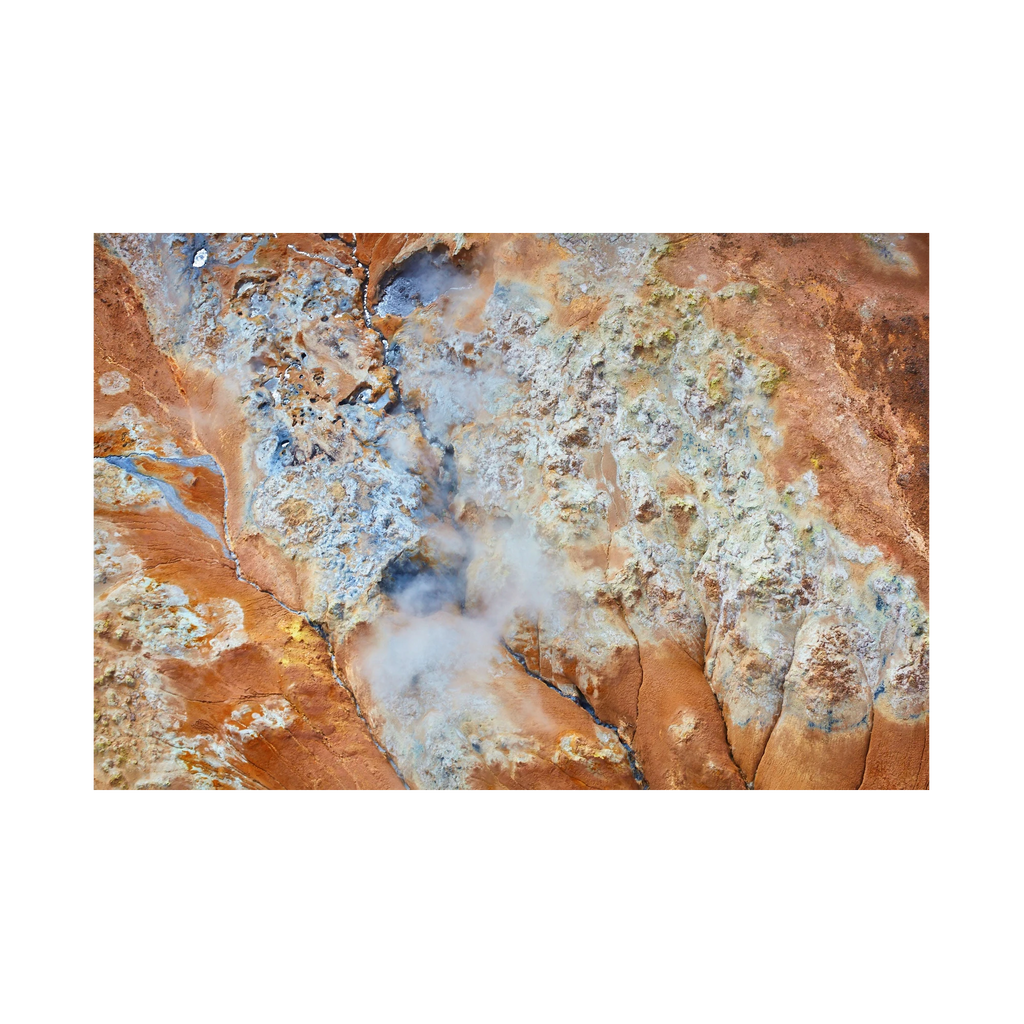 Sulphur, Iceland, Horizontal Print, print only