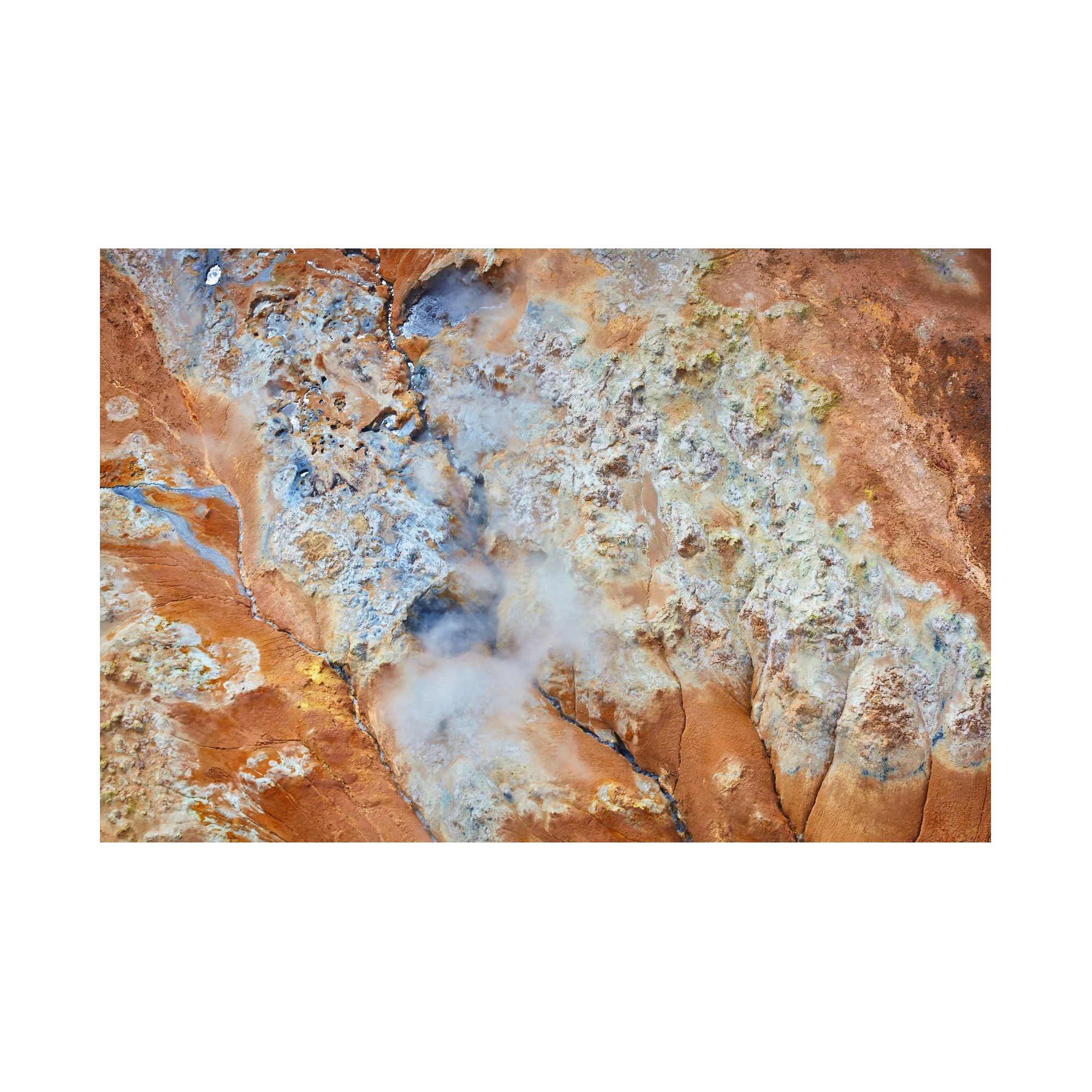 Sulphur, Iceland, Horizontal Print, print only