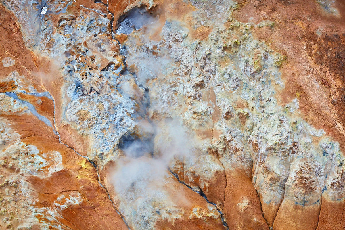 Sulphur, Iceland, Horizontal Print - source print