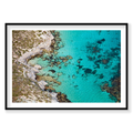 Summer Days, Rottnest Island, WA, Horizontal Print, black Victorian Ash frame