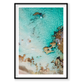 Sun Bleached, Rottnest Island, WA, Vertical Print, black Victorian Ash frame