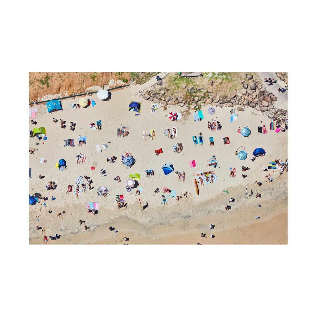 Sunbathers, Byron Bay, Horizontal Print, print only