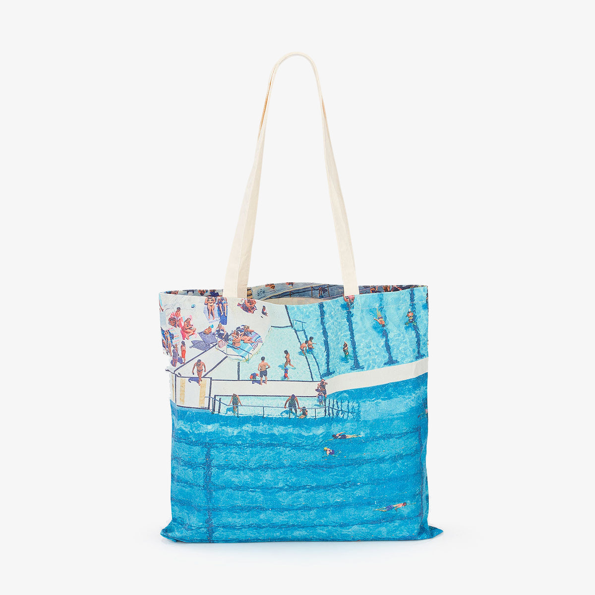 Bondi Swimmers Canvas Tote Bag