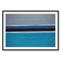 Swimming Lane, Moab, Horizontal Print, black Victorian Ash frame