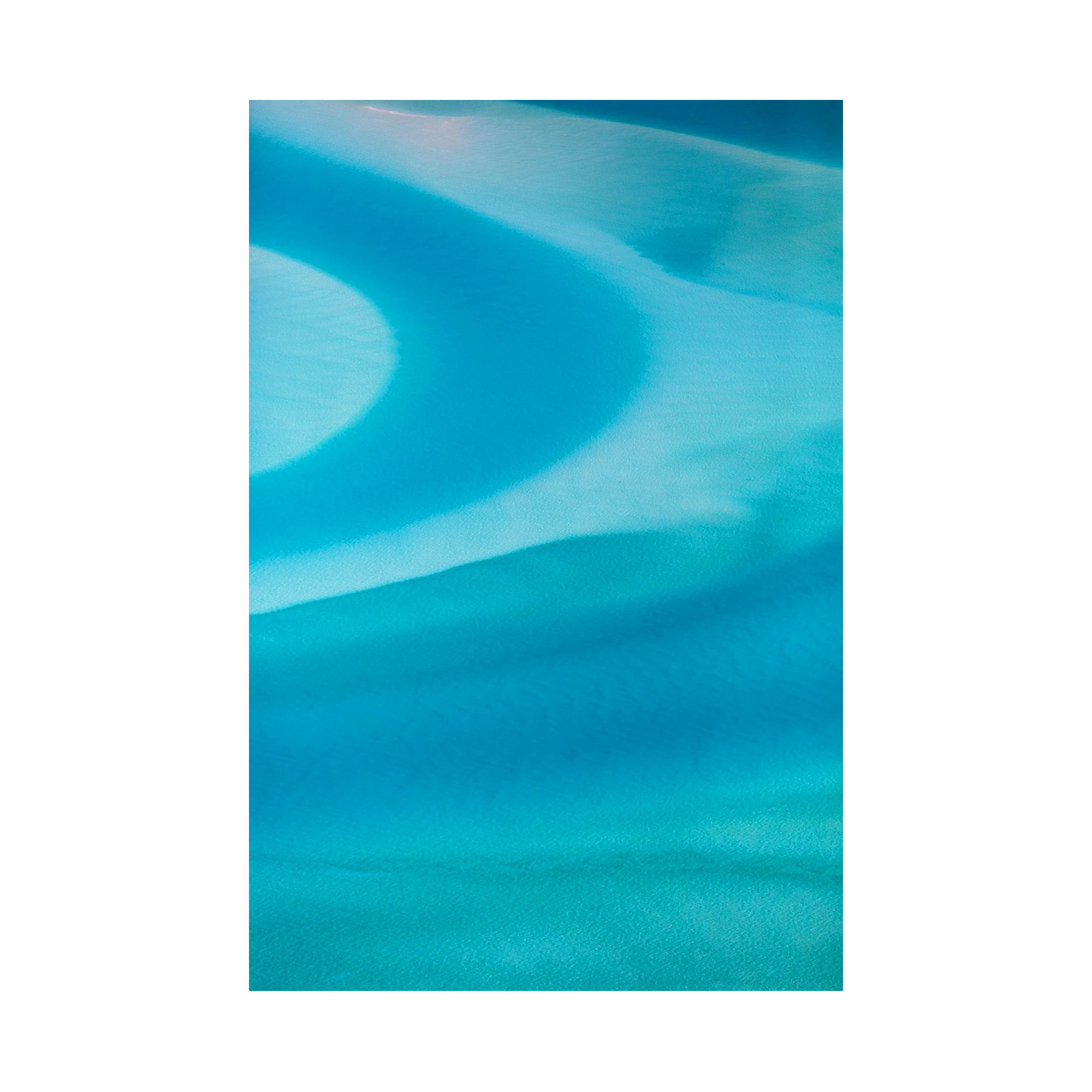Swirls, Whitehaven Beach, Vertical Print, print only