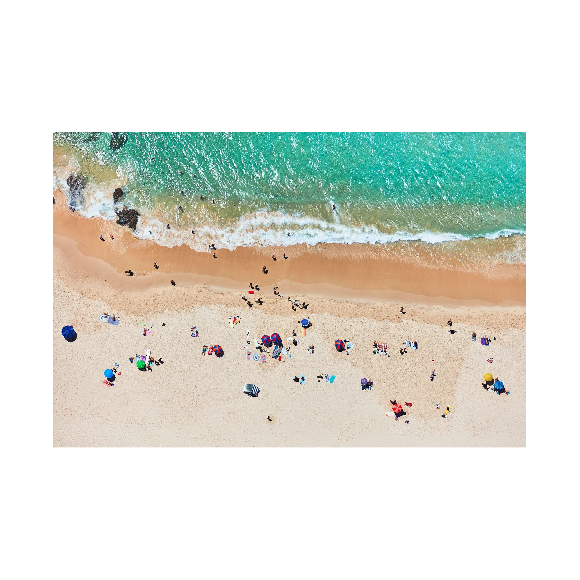 Tallows Beach, Byron Bay, Horizontal Print, print only