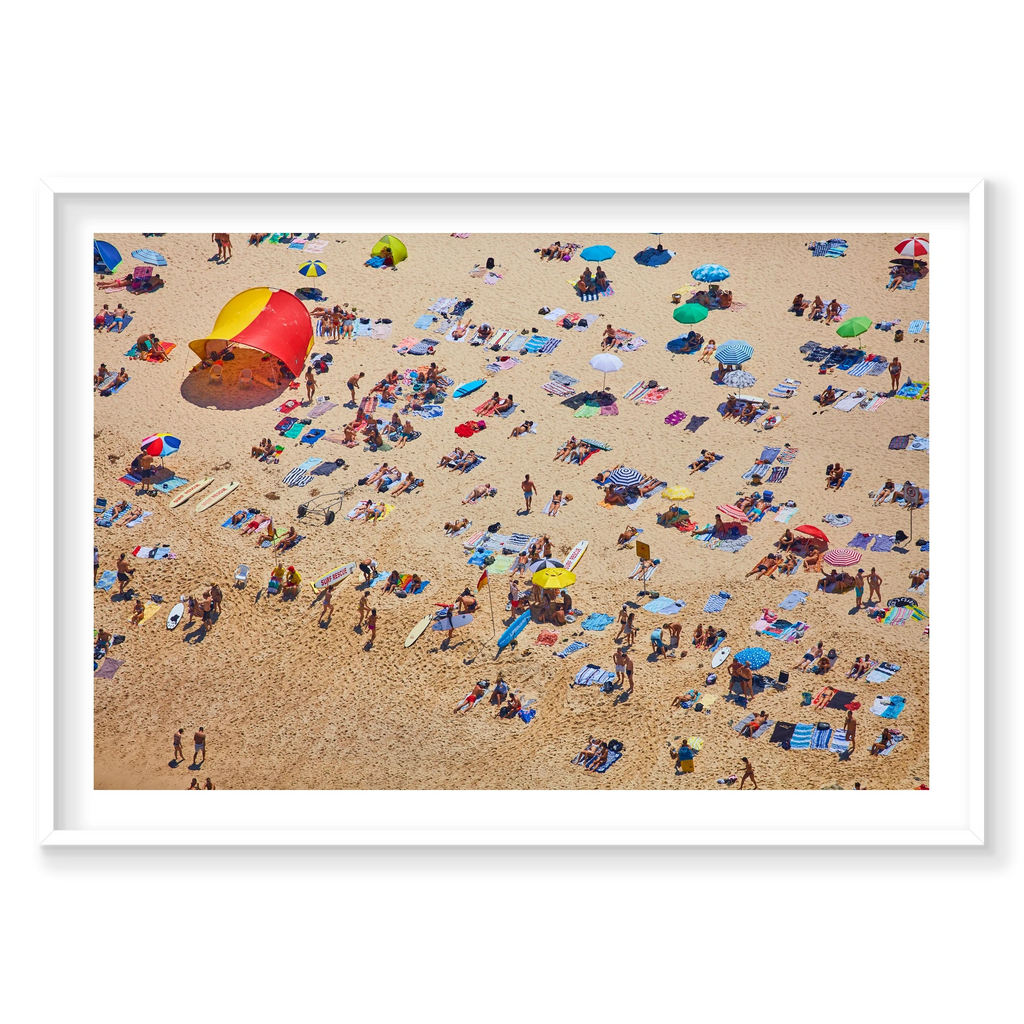Tamarama Beach, Horizontal Print, white Victorian Ash frame