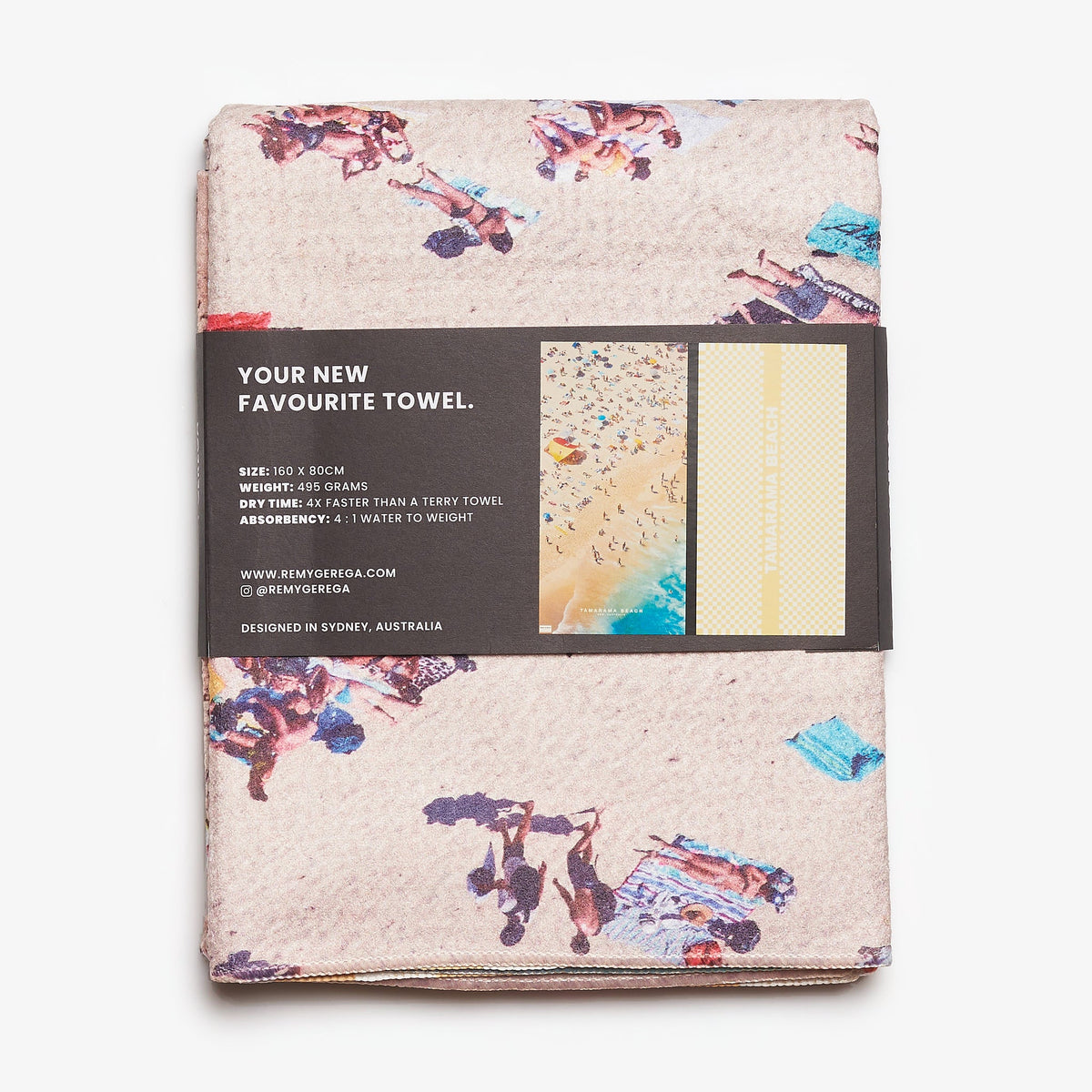 Tamarama Beach Quick-Dry Beach Towel