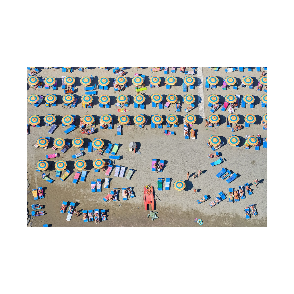Tuscan Umbrellas, Italy, Horizontal Print, print only