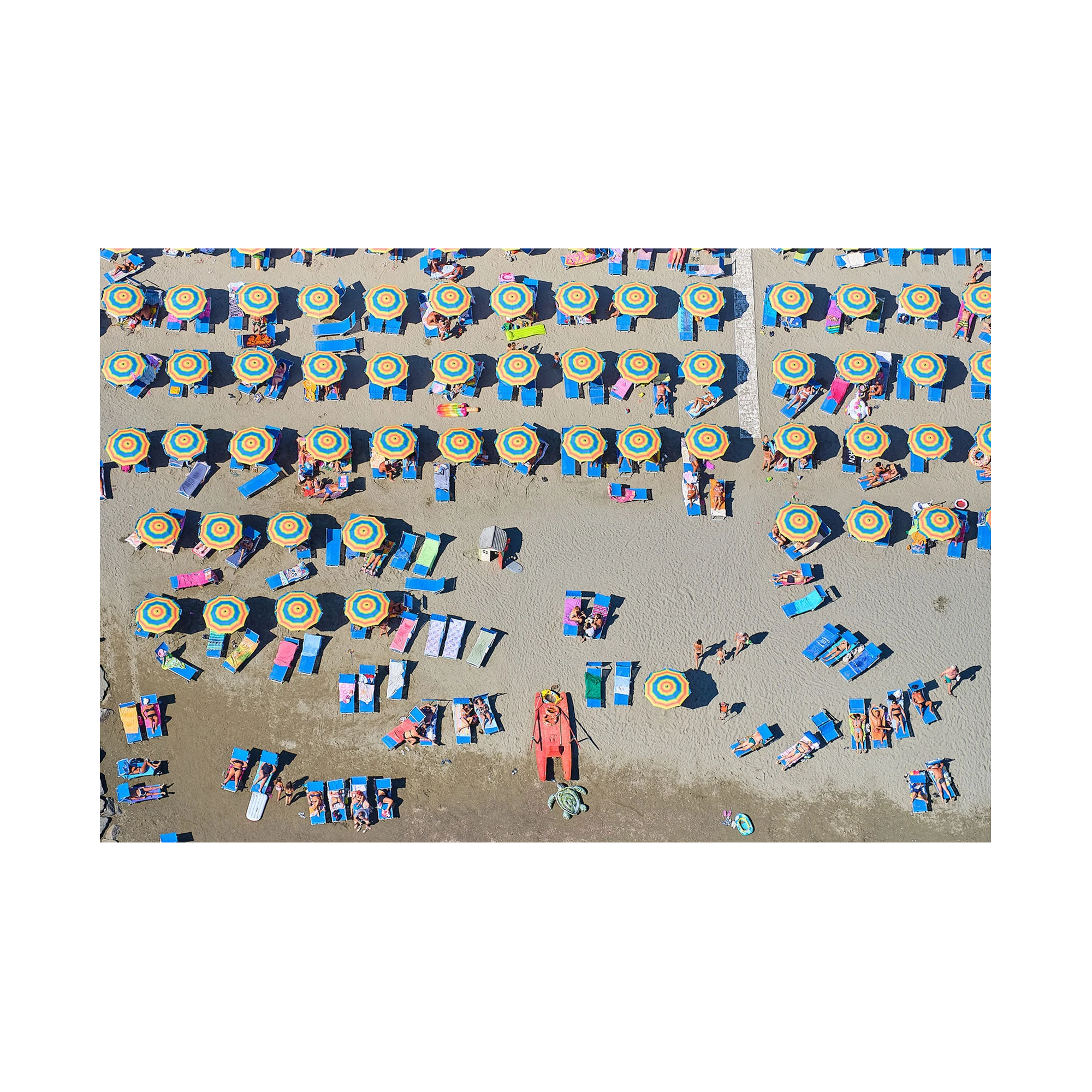 Tuscan Umbrellas, Italy, Horizontal Print, print only