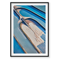 Trident, Moab, Portrait Print, black Victorian Ash frame