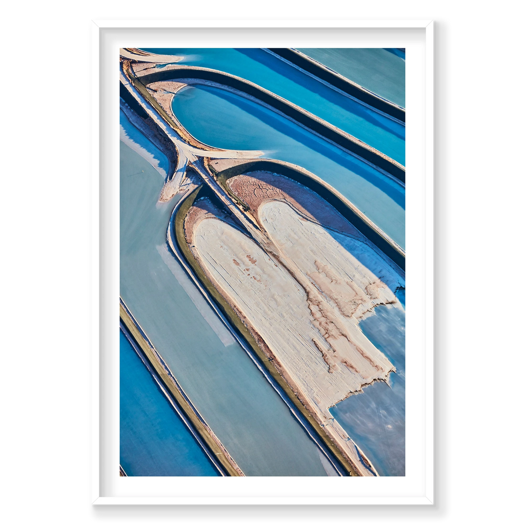 Trident, Moab, Portrait Print, white Victorian Ash frame