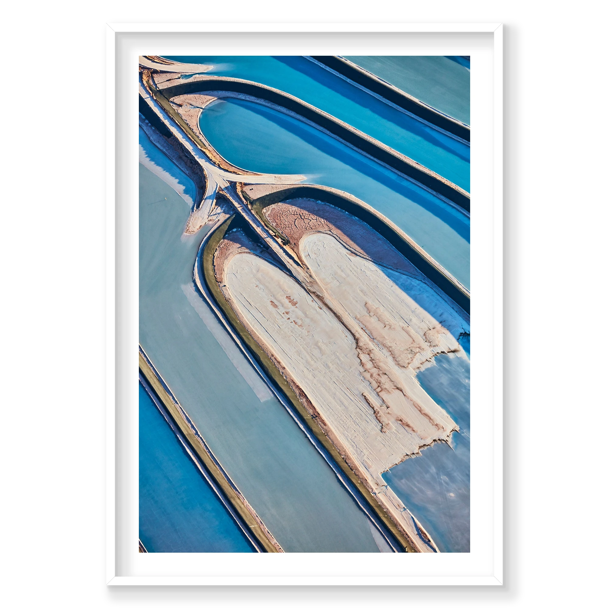 Trident, Moab, Portrait Print, white Victorian Ash frame