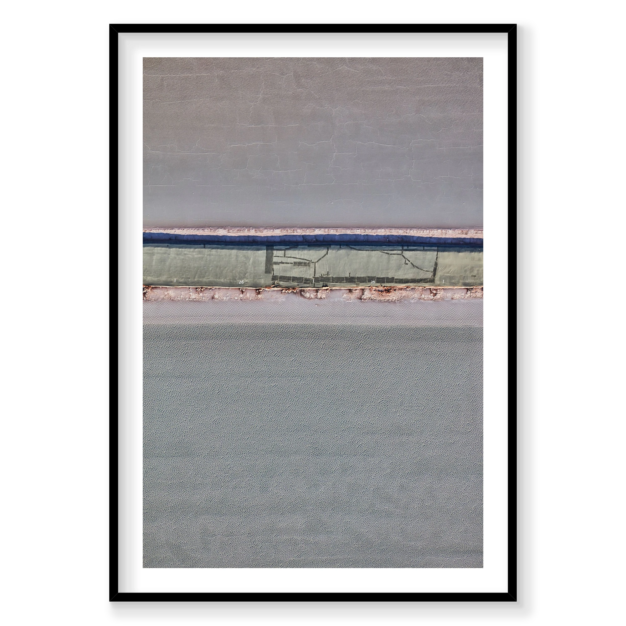 Muted, Moab, Portrait Print, black Victorian Ash frame