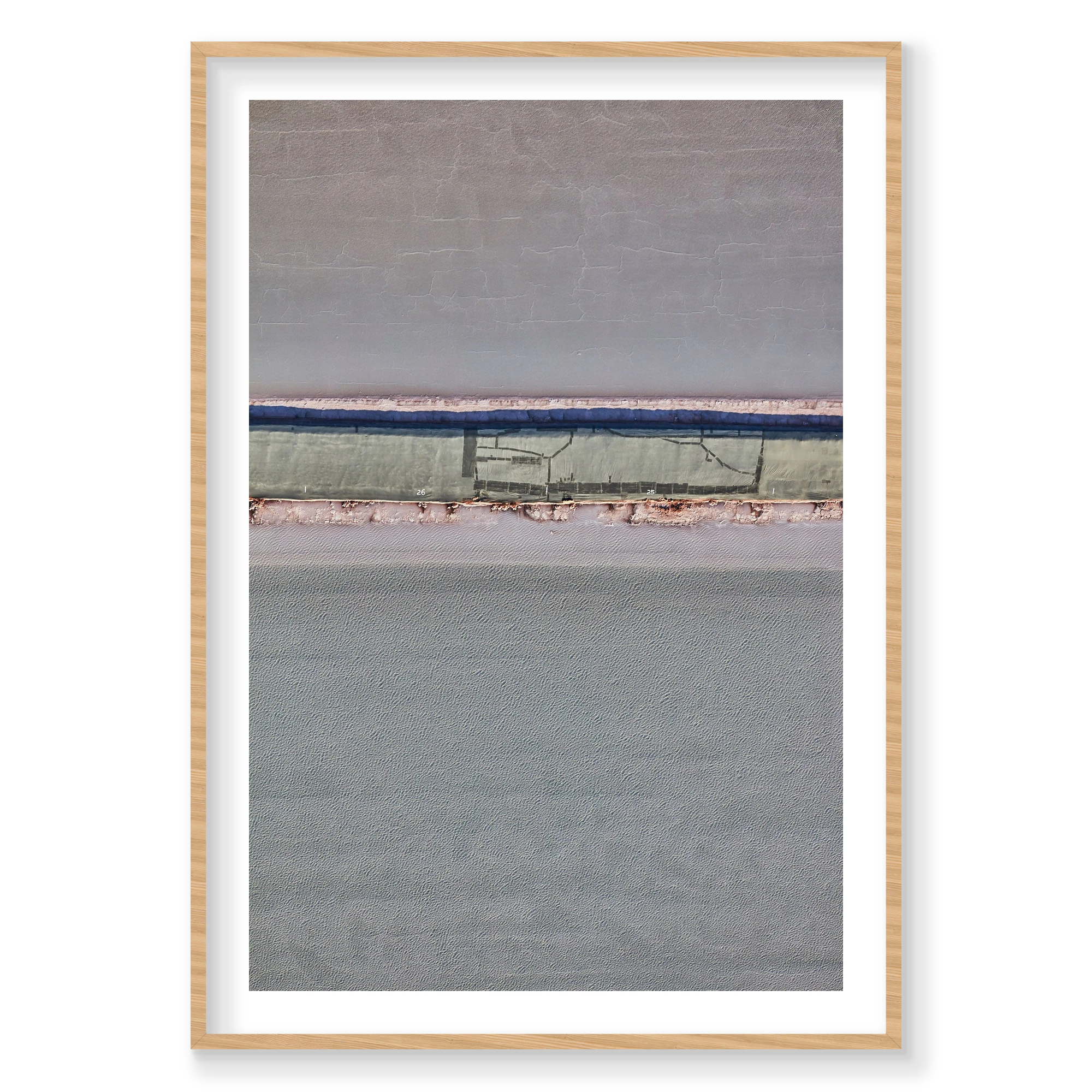 Muted, Moab, Portrait Print, natural Victorian Ash frame