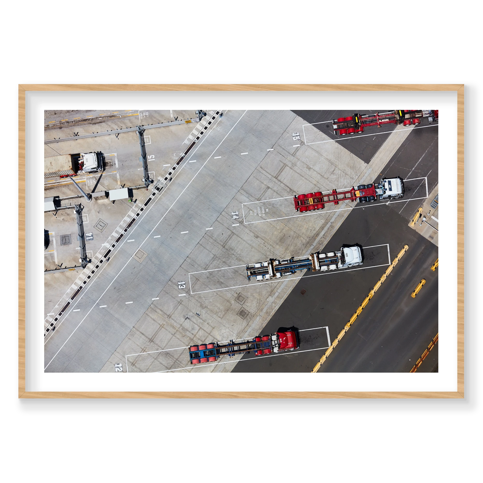 Unloaded, Botany Bay, Horizontal Print, natural Victorian Ash frame