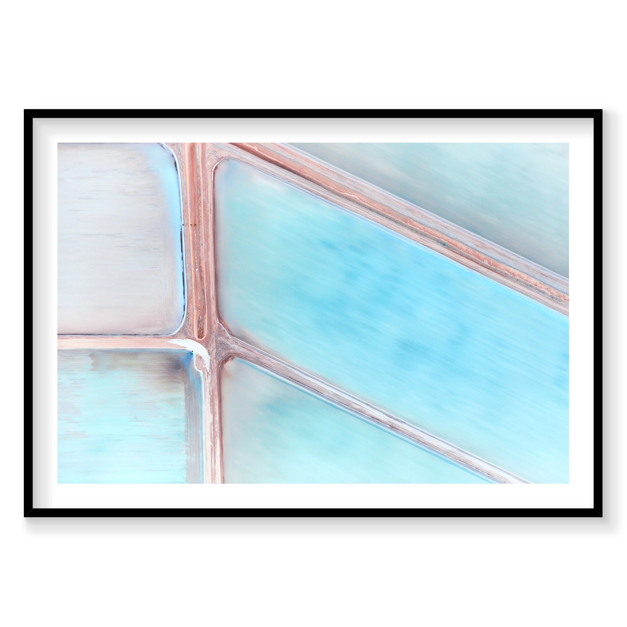 Evaporation, Useless Loop, Horizontal Print, black Victorian Ash frame