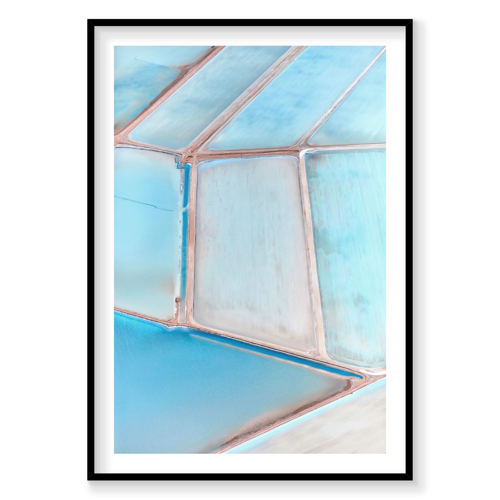 Crystal Palette, Useless Loop, Vertical Print, black Victorian Ash frame