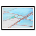 Harvest Fields, Useless Loop, Horizontal Print, black Victorian Ash frame