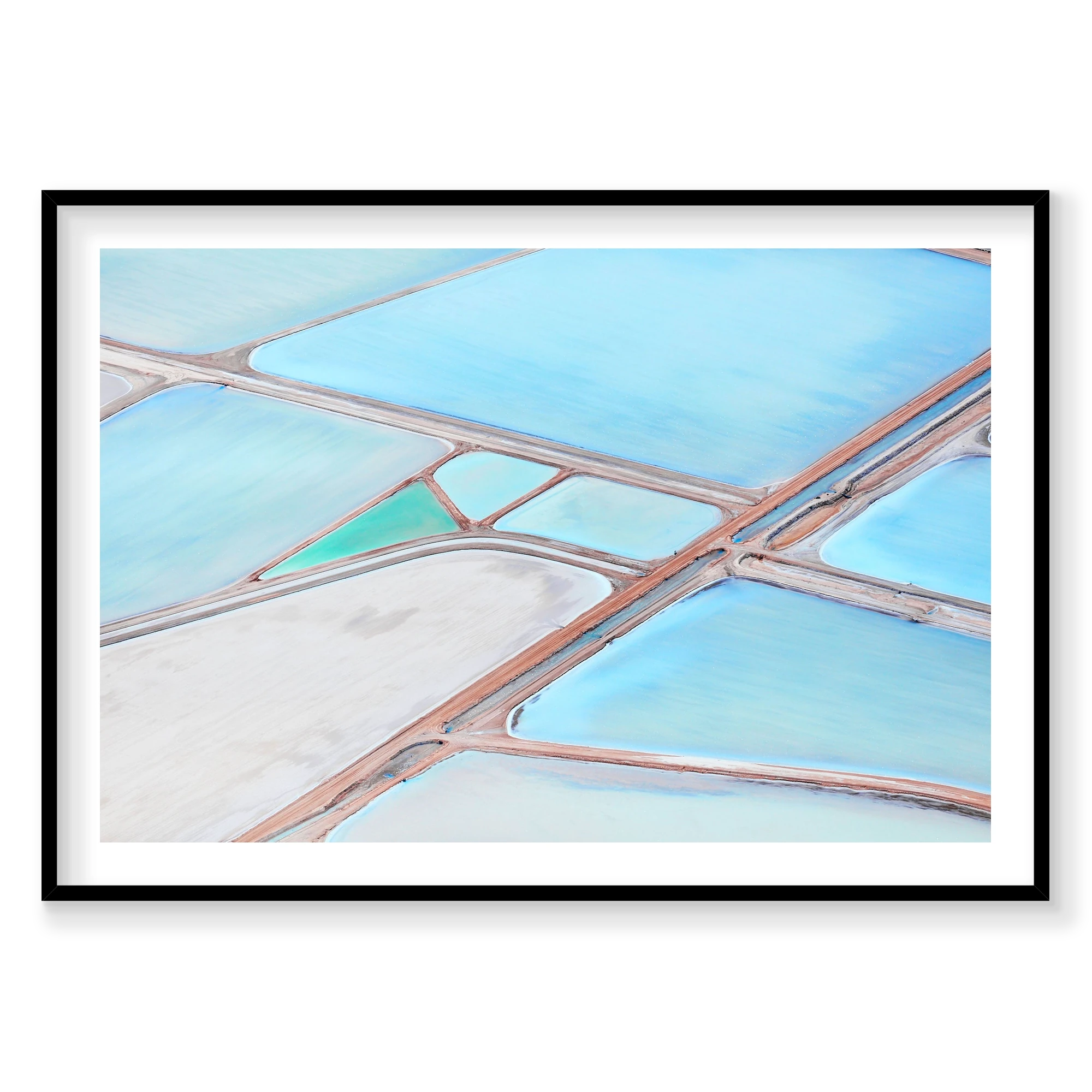 Harvest Fields, Useless Loop, Horizontal Print, black Victorian Ash frame