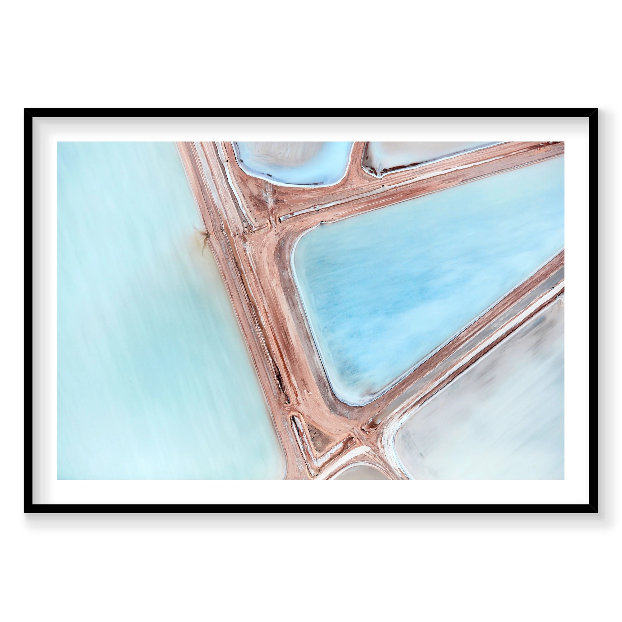 Pastel, Useless Loop, Horizontal Print, black Victorian Ash frame