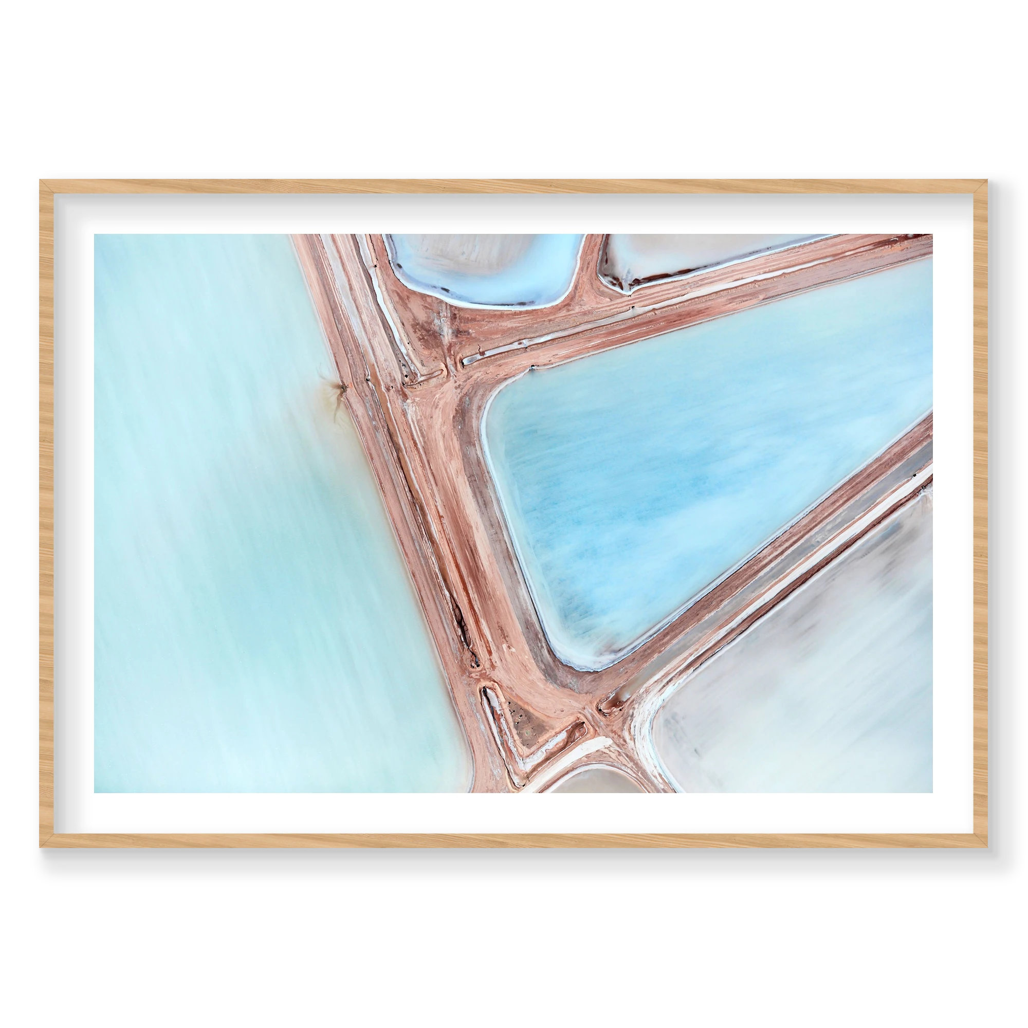 Pastel, Useless Loop, Horizontal Print, natural Victorian Ash frame
