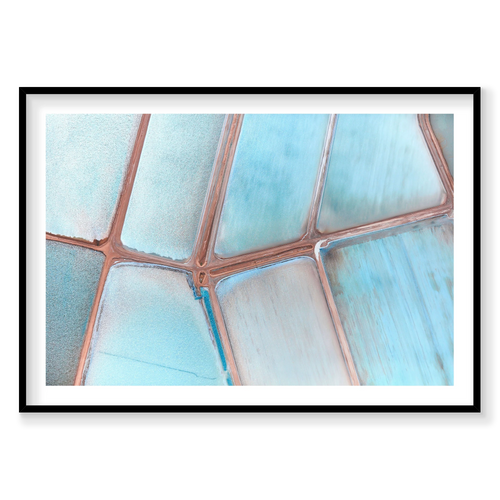 Aquarelle, Useless Loop, Horizontal Print, black Victorian Ash frame