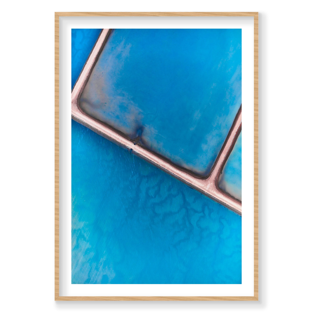 Purity, Useless Loop, Vertical Print, natural Victorian Ash frame
