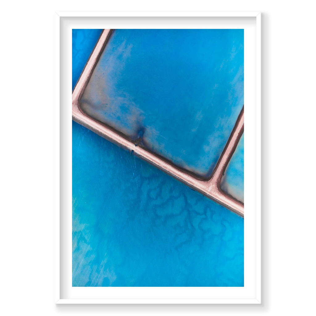 Purity, Useless Loop, Vertical Print, white Victorian Ash frame