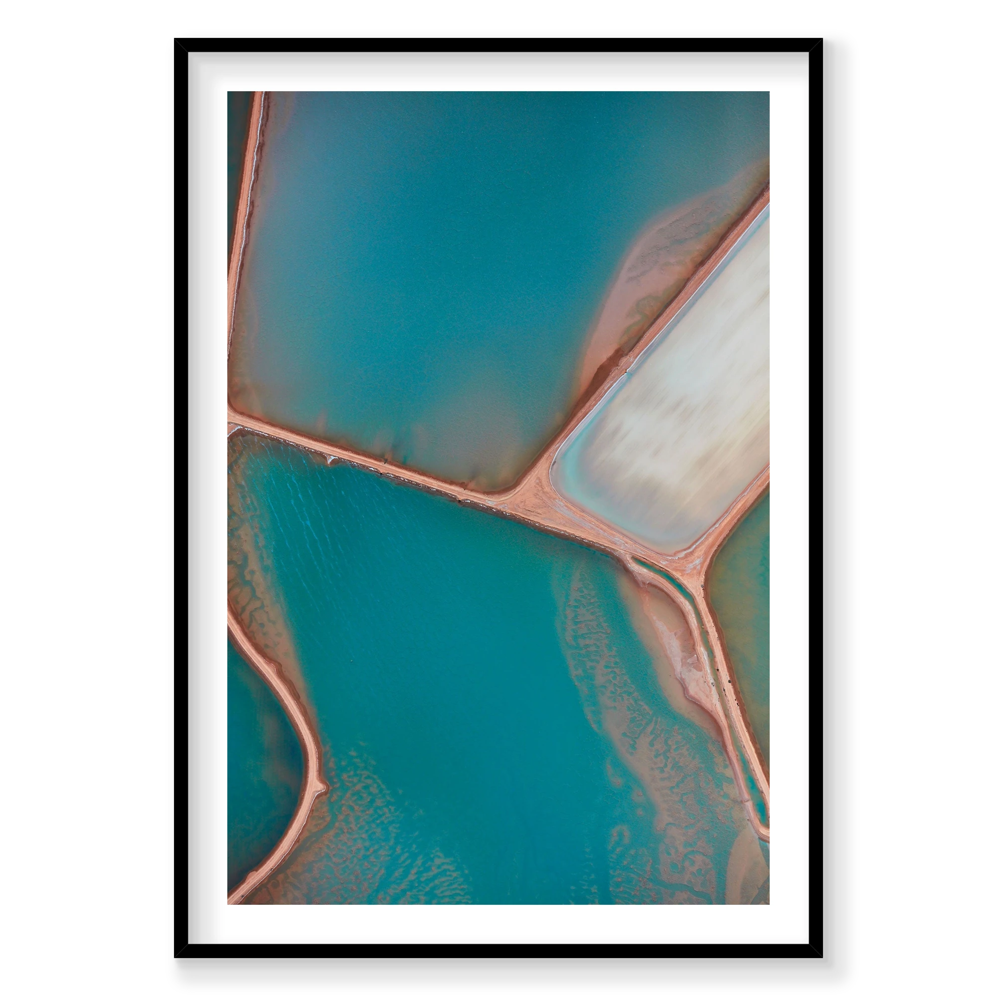 Perception, Useless Loop, Vertical Print, black Victorian Ash frame