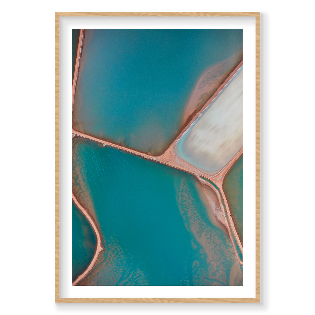 Perception, Useless Loop, Vertical Print, natural Victorian Ash frame