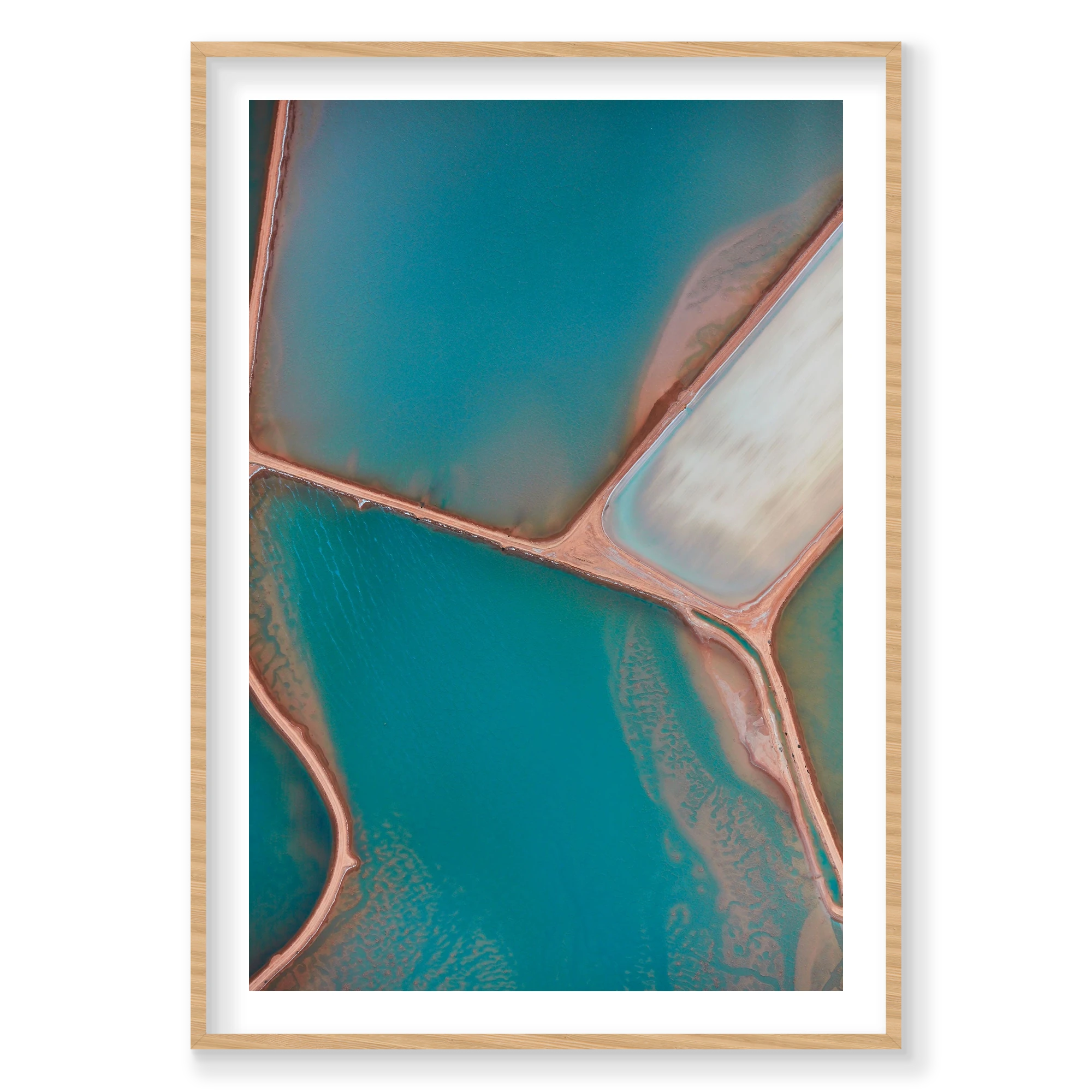 Perception, Useless Loop, Vertical Print, natural Victorian Ash frame