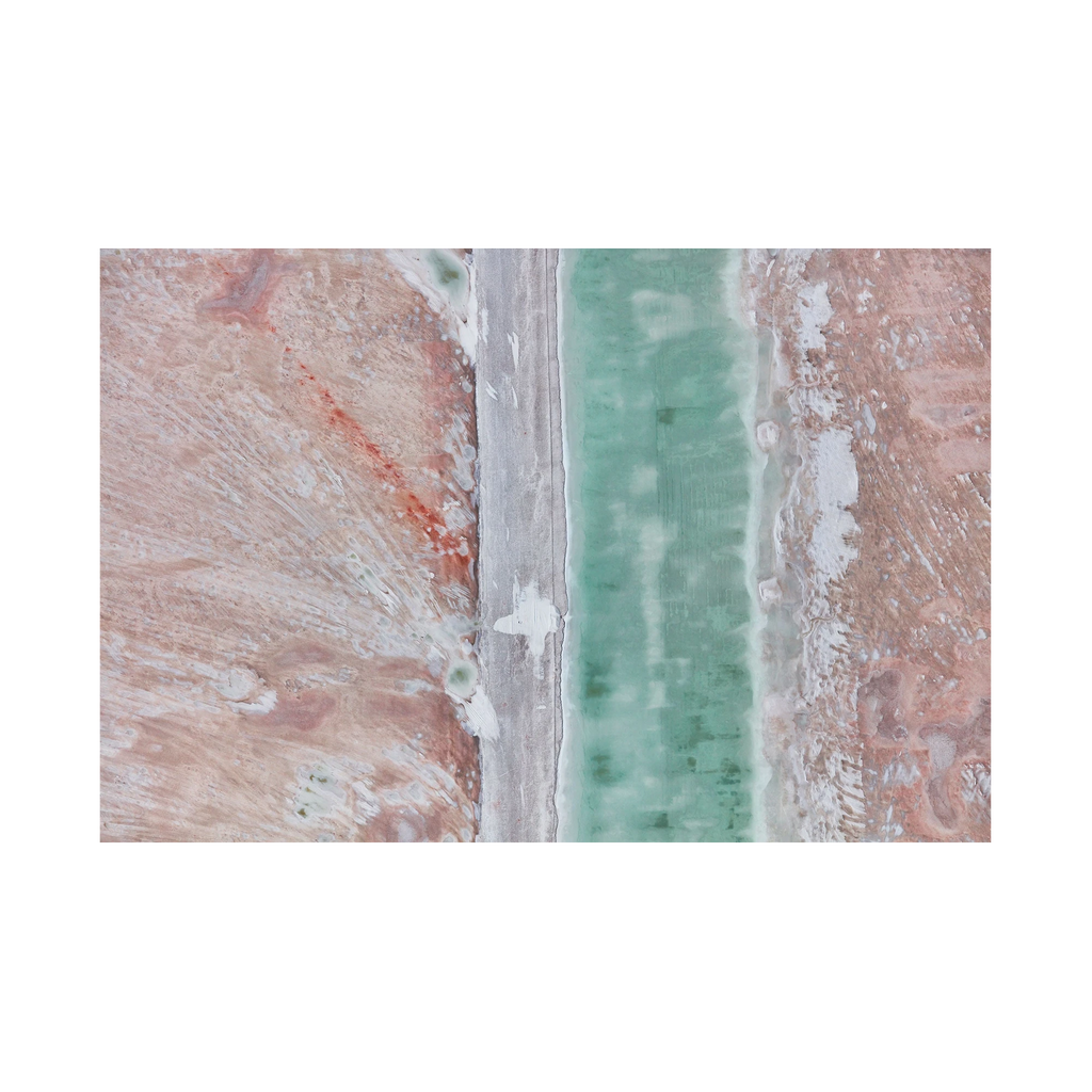 Verdigris, Great Salt Lake, Horizontal Print, print only