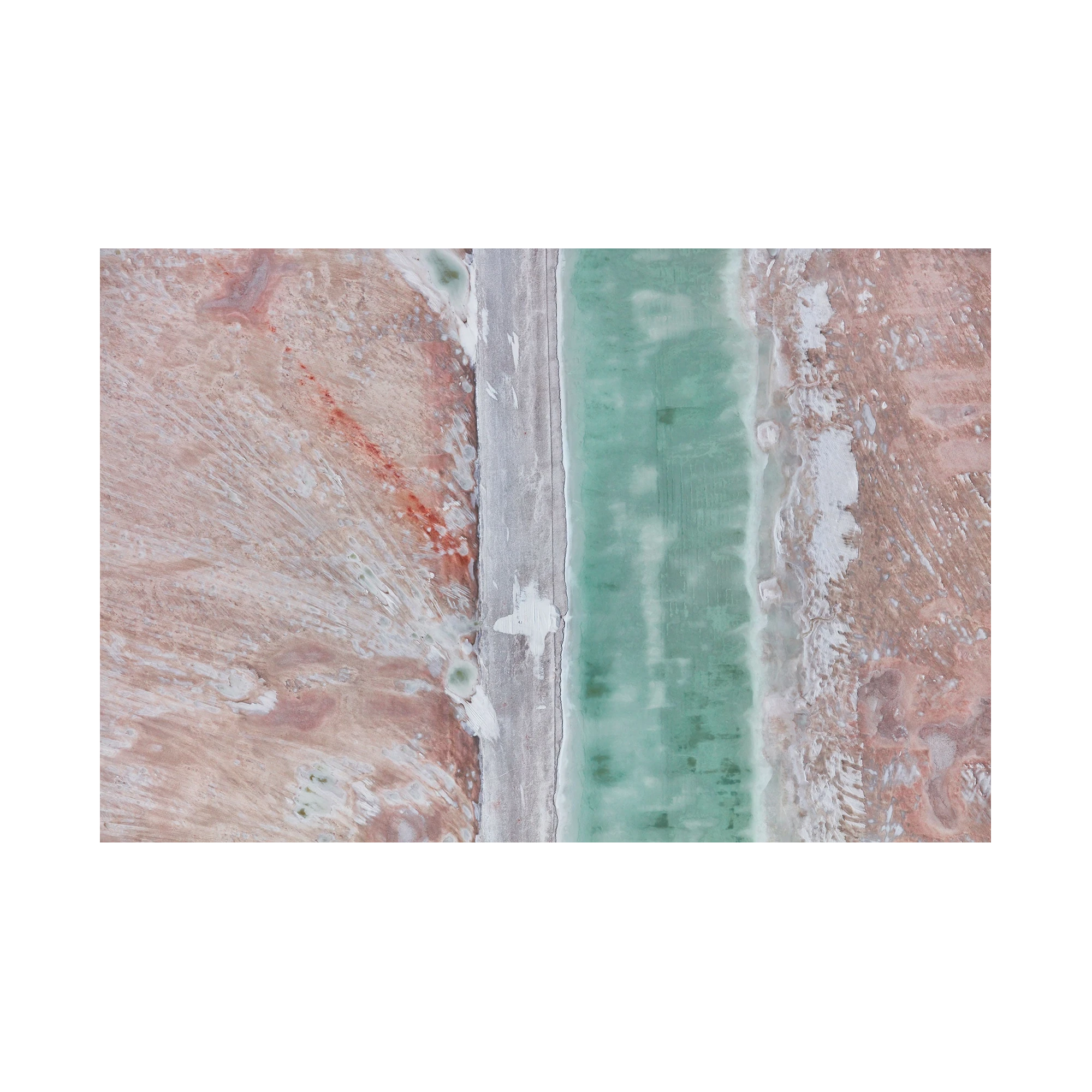 Verdigris, Great Salt Lake, Horizontal Print, print only