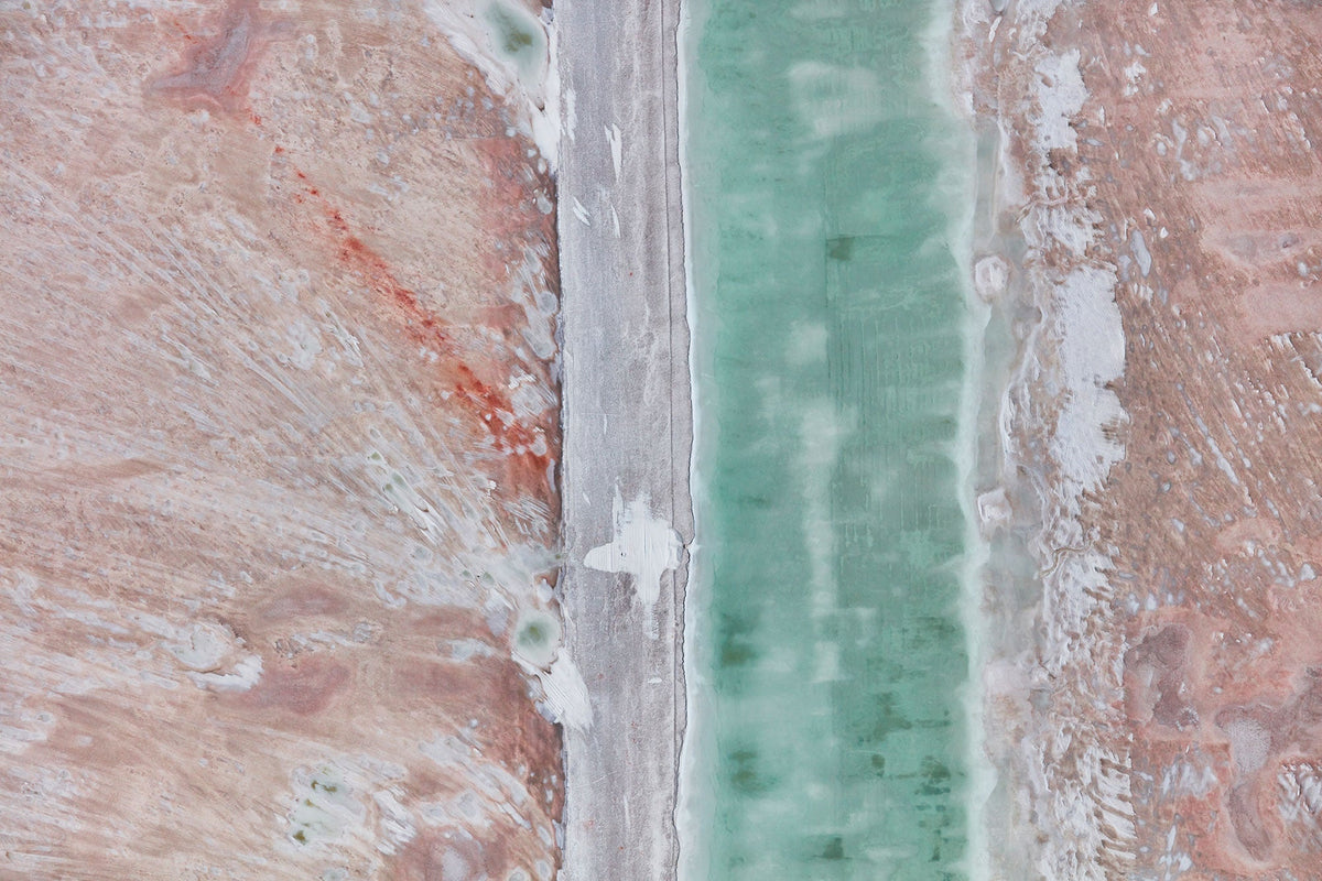 Verdigris, Great Salt Lake, Horizontal Print - source print