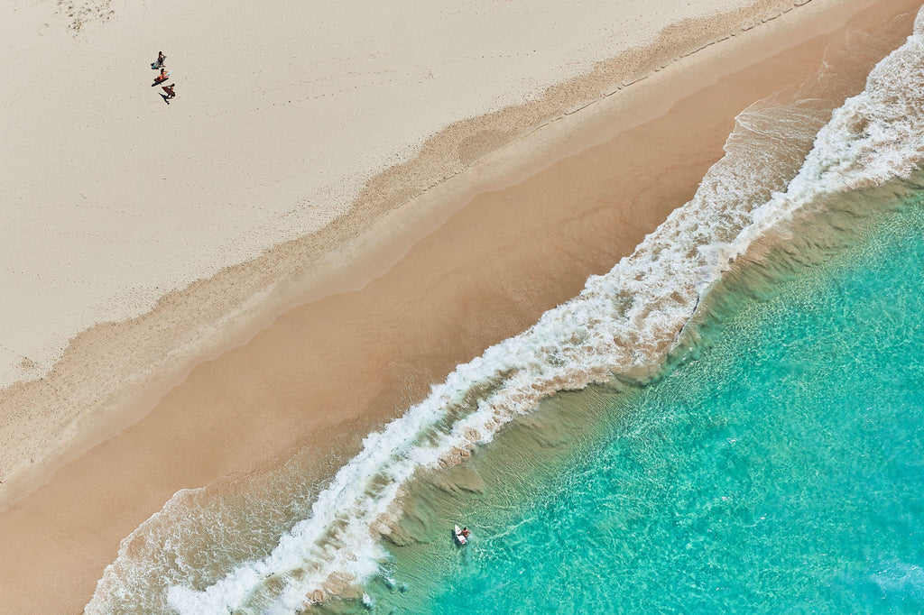 Wategos Surfers, Byron Bay, Horizontal Print - source print