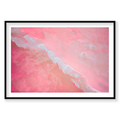 Watercolour, Hutt Lagoon, Horizontal Print, black Victorian Ash frame