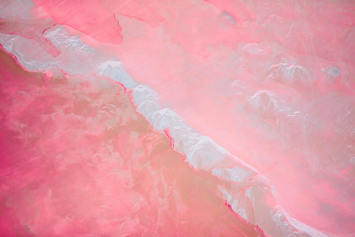 Watercolour, Hutt Lagoon, Horizontal Print - source print