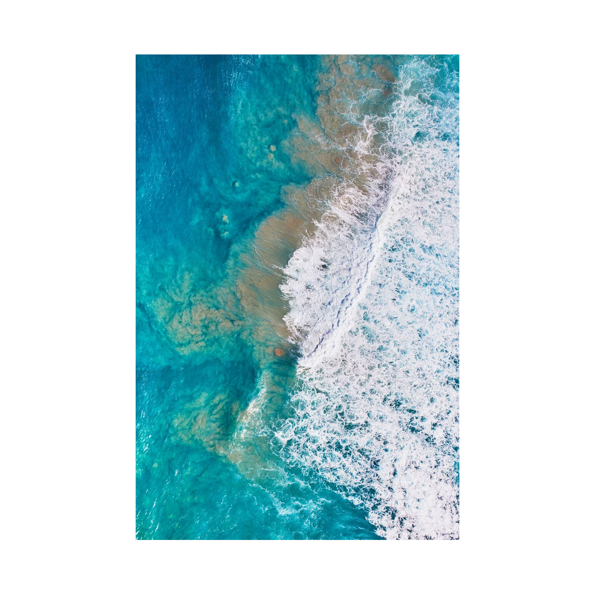Whitewash, Kalbarri, Vertical Print, print only