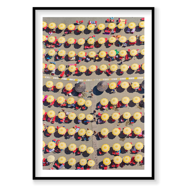 Yellow & White, Italy, Vertical Print