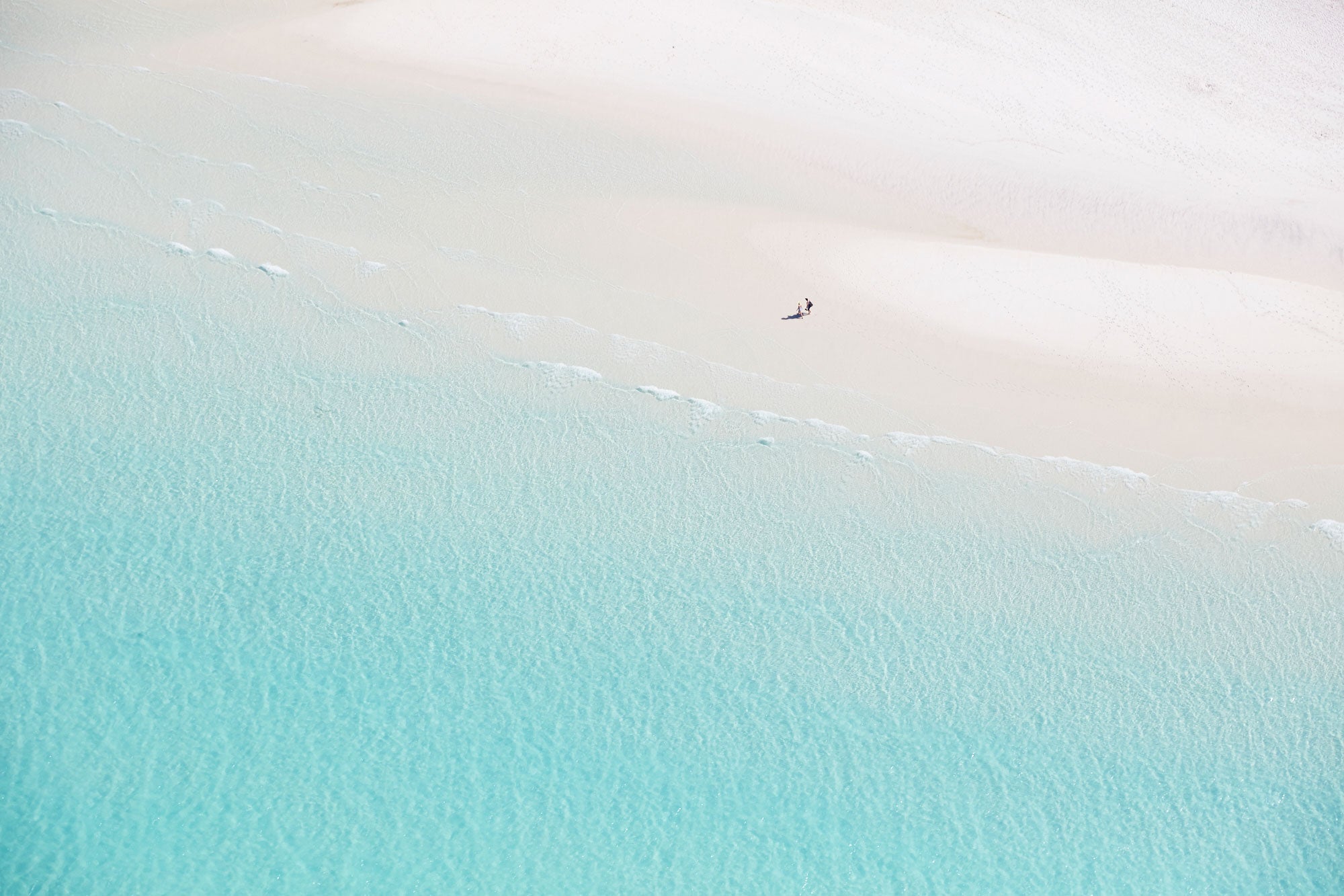 Deserted, Whitehaven Beach, Horizontal Print