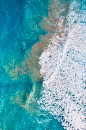 Whitewash, Kalbarri, Vertical Print